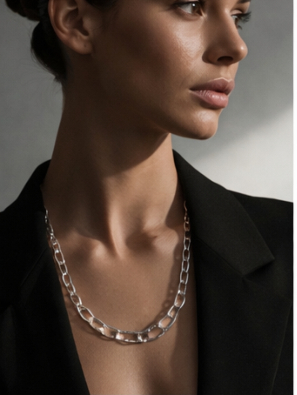 Commense Silver  Chain Necklace